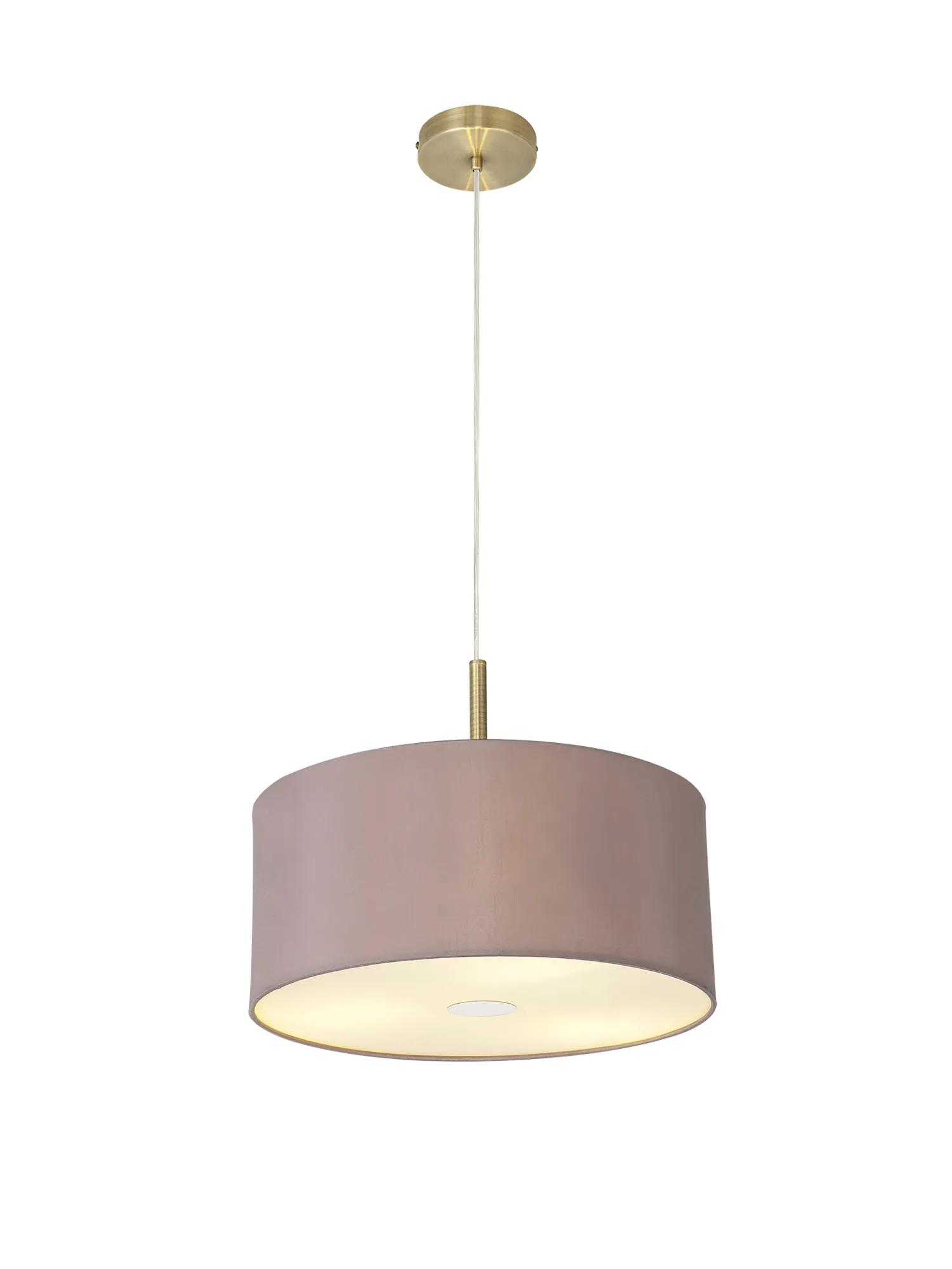 Universal 40cm Frosted Acrylic Diffuser Chrome Centre White D0319  Deco Universal